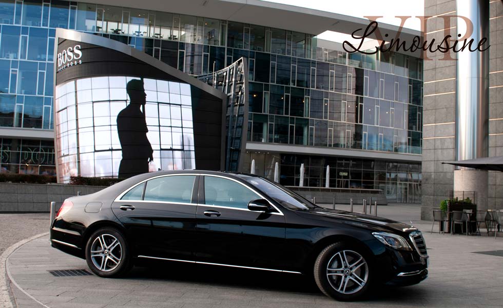 Mercedes Clase S 560 con chófer: vista lateral Mercedes Clase S 560 con chófer: vista lateral