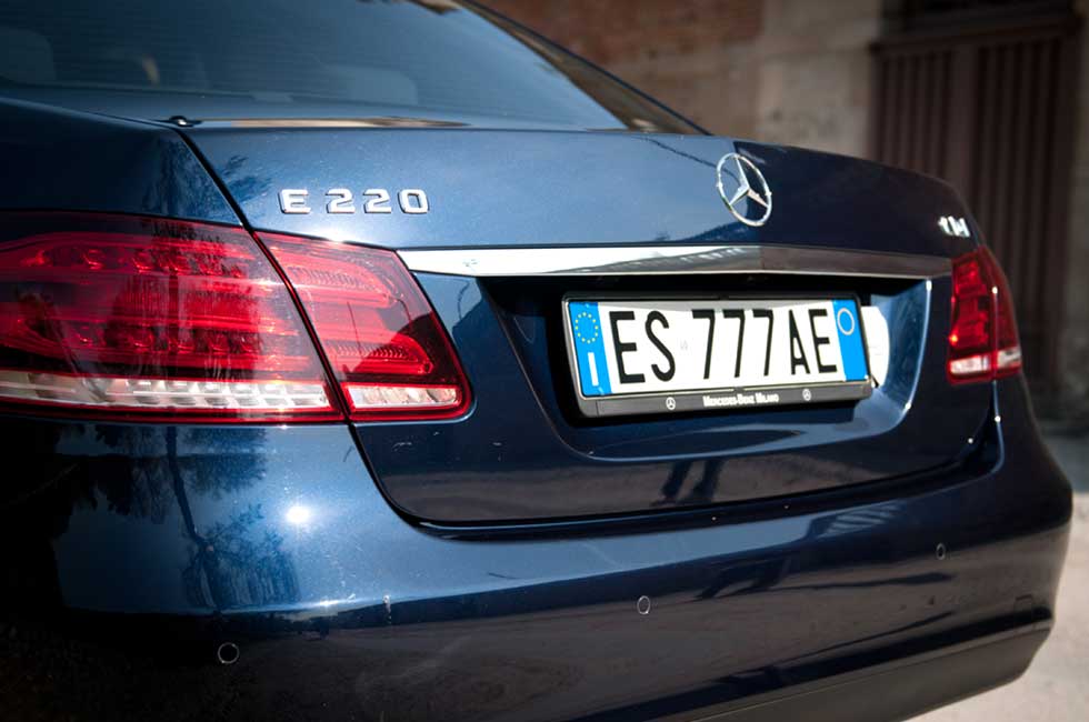 Mercedes Clase E 220 Sport: vista trasera