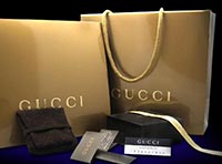 Shopping-bags di Gucci bolsas de compras gucci