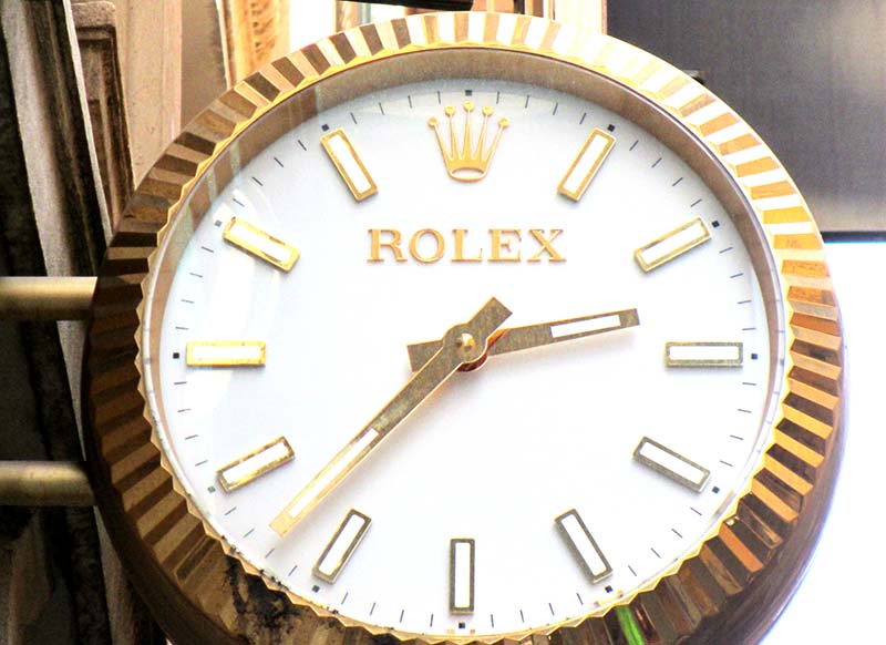 Reloj Rolex de Via Montenapoleone