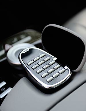 El tel&eacute;fono en el coche, &uacute;til en el roadshow